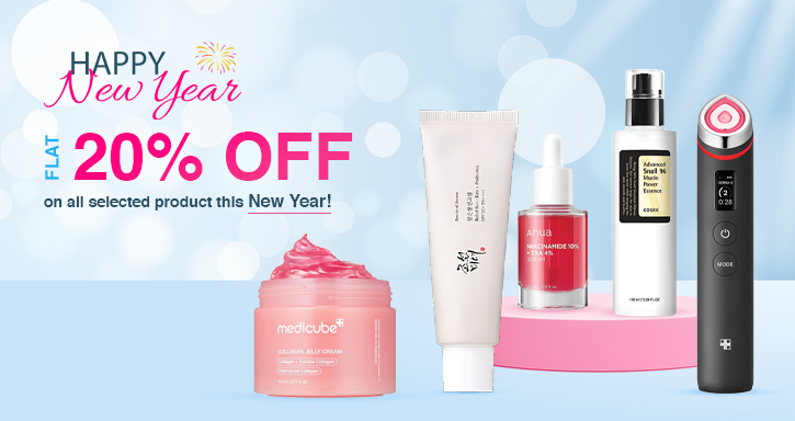20% OFF on All Korean Beauty Products This New Year 2082!